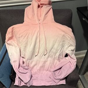 GAP Pink Ombre Women's Cowl Neck Sweater